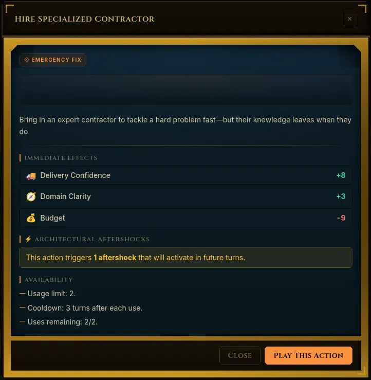 DDDnD card: "Hire Specialized Contractor"
