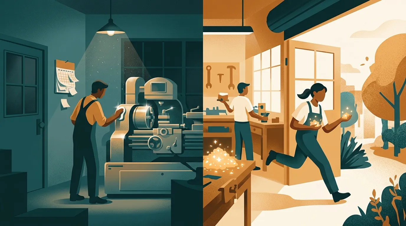 Four lessons a year vs dozens or more lessons a year. Over a career, the difference is enormous.